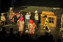 Year 5 pupils recreate James & the Giant Peach Year 5 pupils recreate James & the Giant Peach